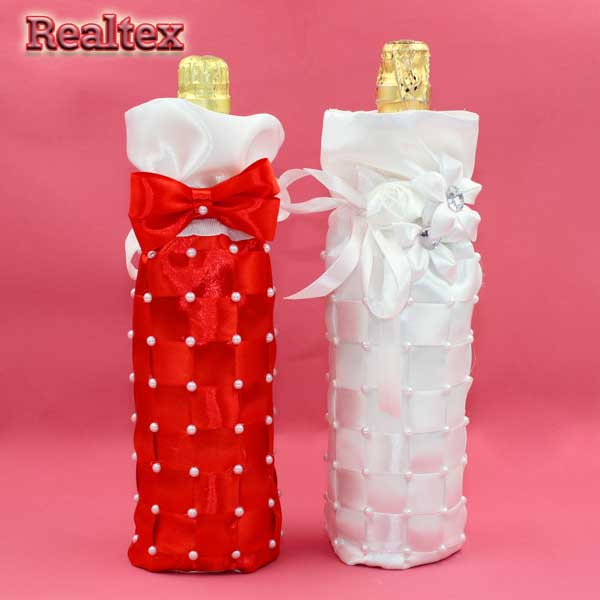 Украшения на бутылки №0003 цв.3047/белый