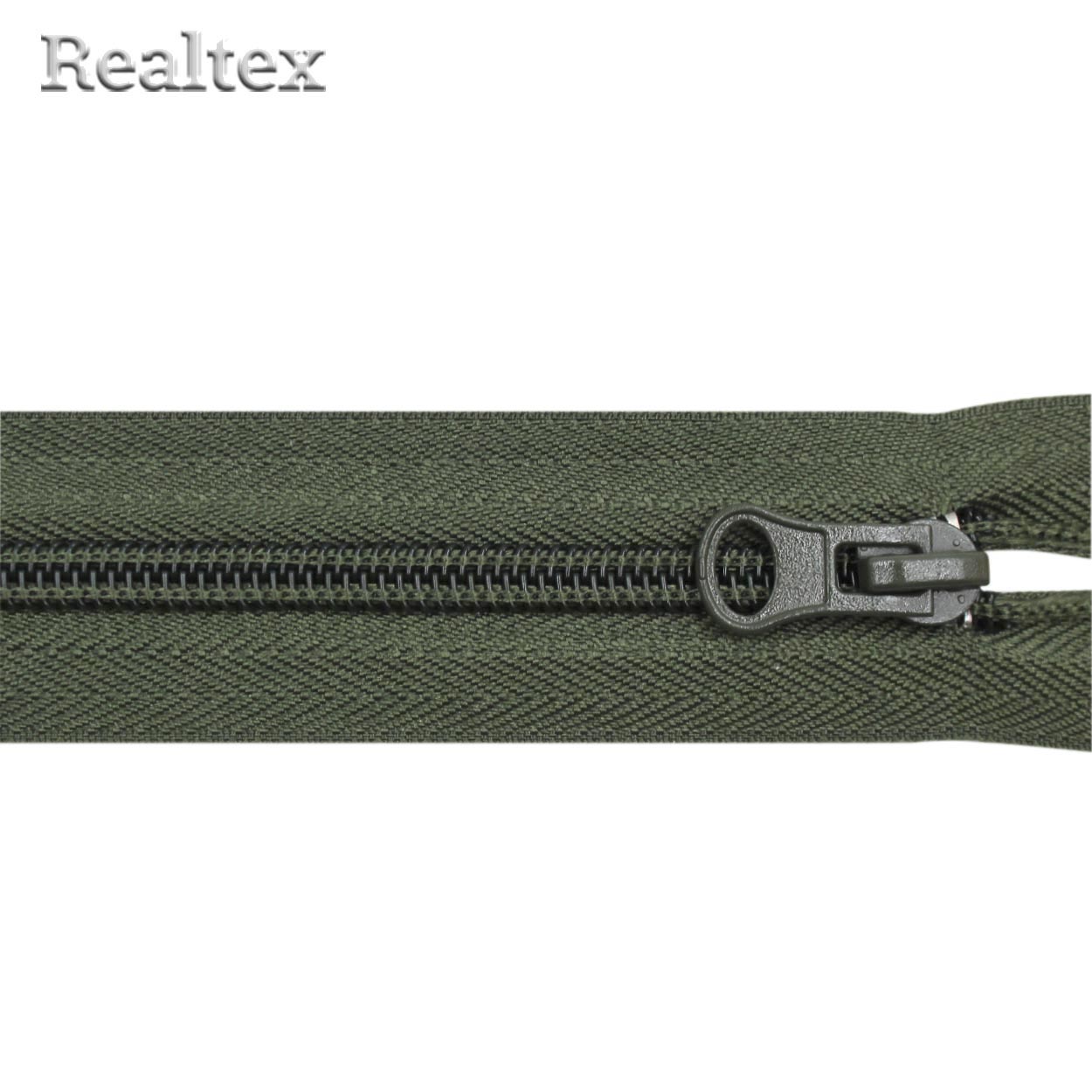 Молния витая Т.5 70см разъемная цв.327С оливковый