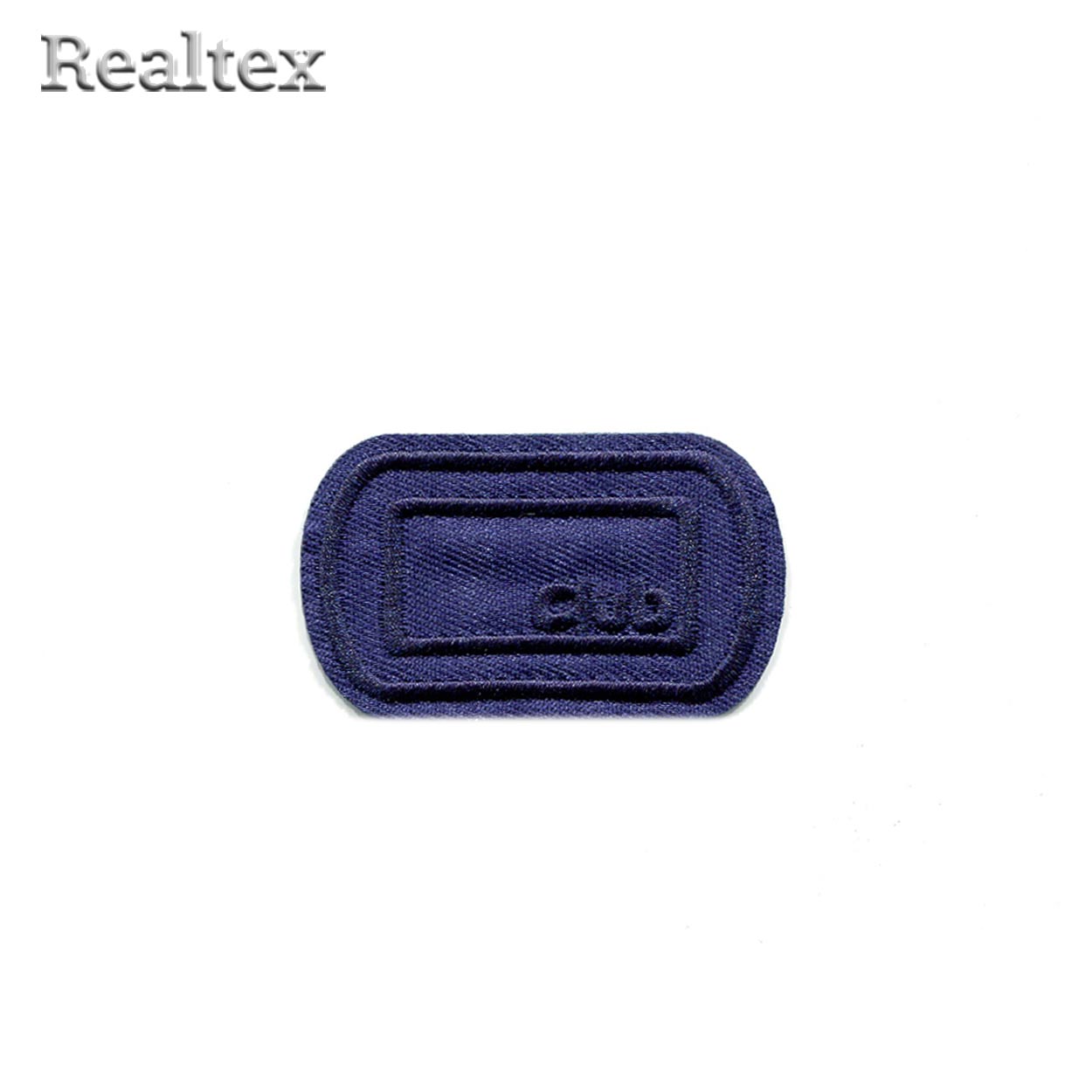  Термоаппликации Реалтекс № 2-1 "club" цв.темно-синий