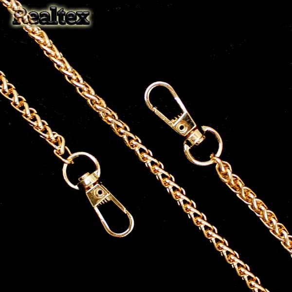 Цепочка с карабином для сумки RS 5.0мм 120см цв.золото