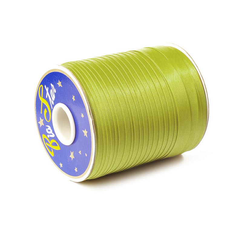 Косая бейка атласная 15мм (132м) цв.F121 светло-бронзовый