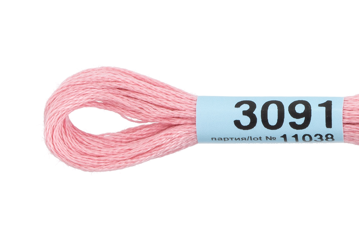 Мулине "Гамма" цв.3091 бл.розовый