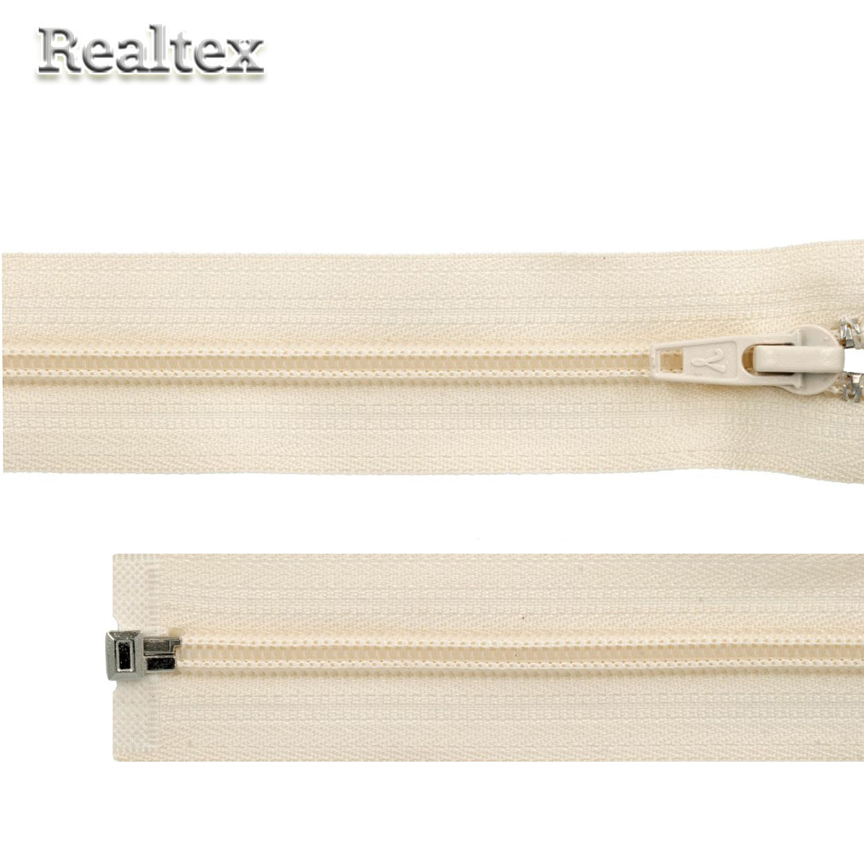 Молния витая G105 Т.5 100см разъемная цв.103 кремовый