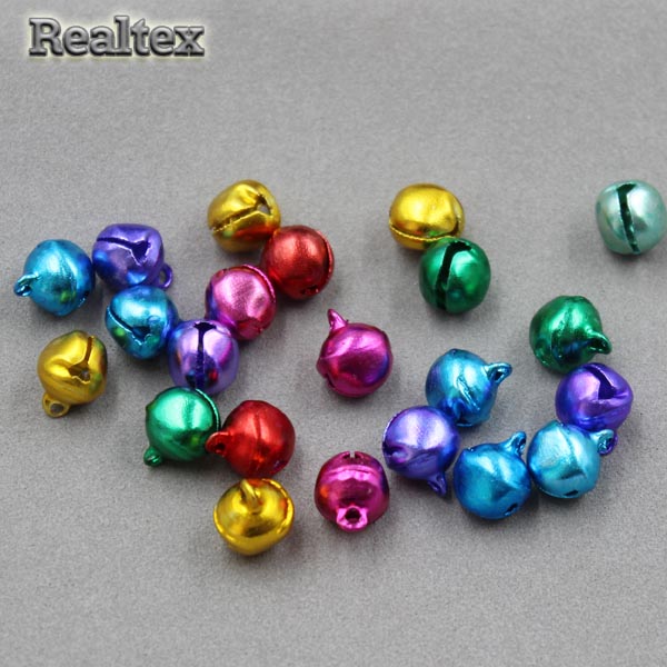 Бубенчики Реалтекс металлические  8мм цв.микс