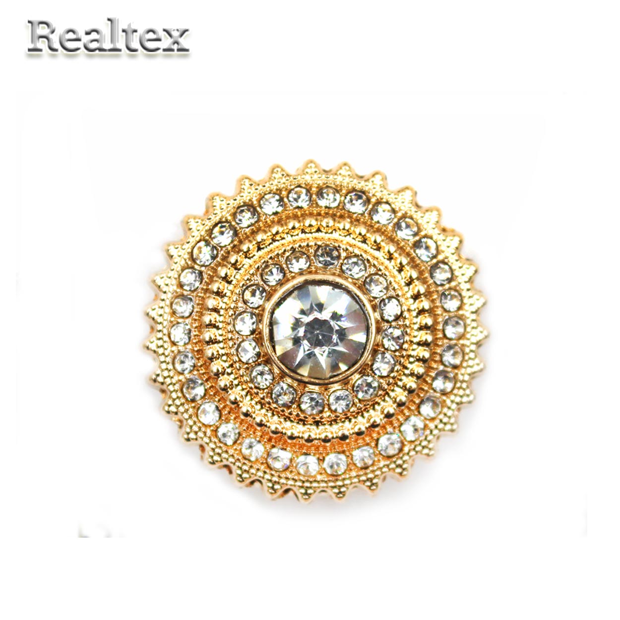 Пуговицы ME 646 40L (12шт) цв.Gold