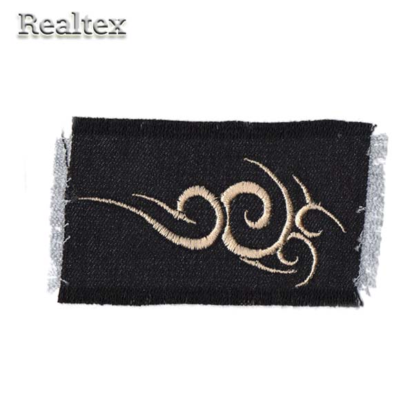 Термоаппликации джинсовые 715 "Орнамент 1" цв.мультиколор