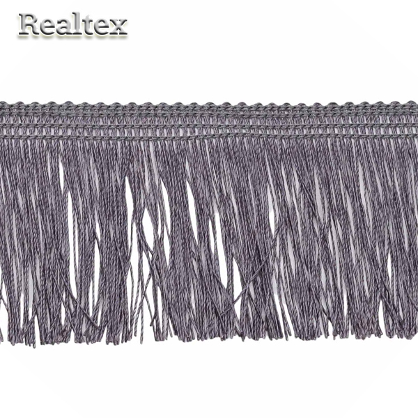 Бахрома  63мм 0390-0310 цв.301 тёмно-серый