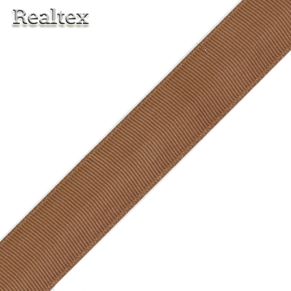 Лента репсовая 25мм RS (27,4м) цв.138 св.коричневый