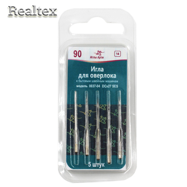 Иглы БШМ "АРТИ" "Оверлок" 0037-04 SES №090 (5игл)