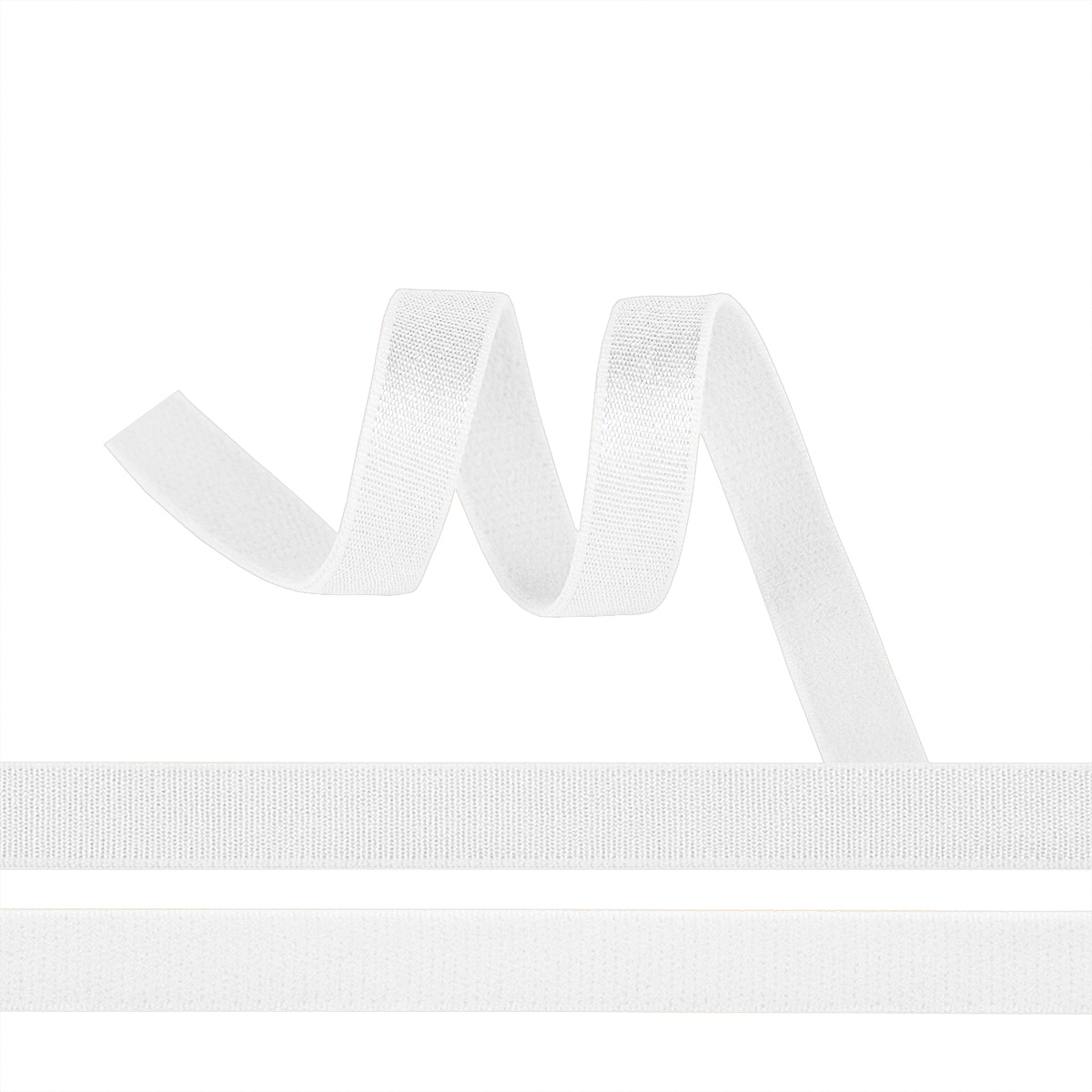 Резинка для бретелей 10мм RBB 10  матовая (25м) цв.F101 белый