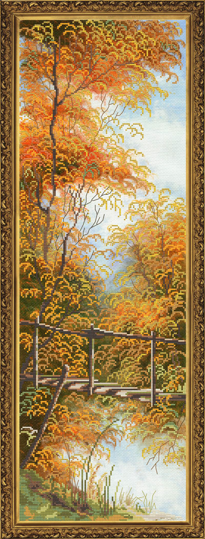 Набор для вышивания бисер,мулине НС ННК 6057 "Мостик любви"