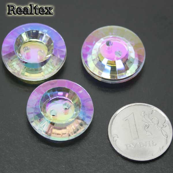 Пуговицы TT 3276 34L (36шт) цв.Rainbow