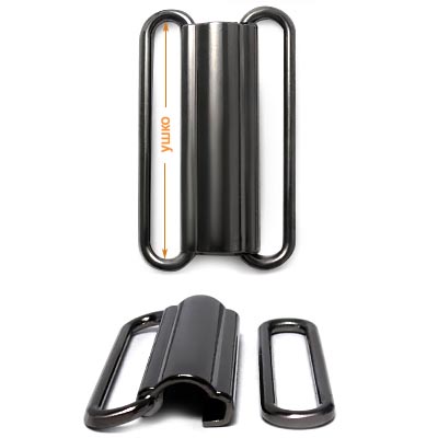 Пряжка металлическая КМ 17236 30мм цв.черный никель