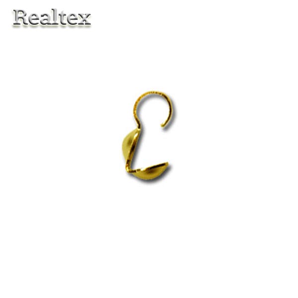 Зажим для узла "Zlatka" DU-01/10 цв.01 золото 