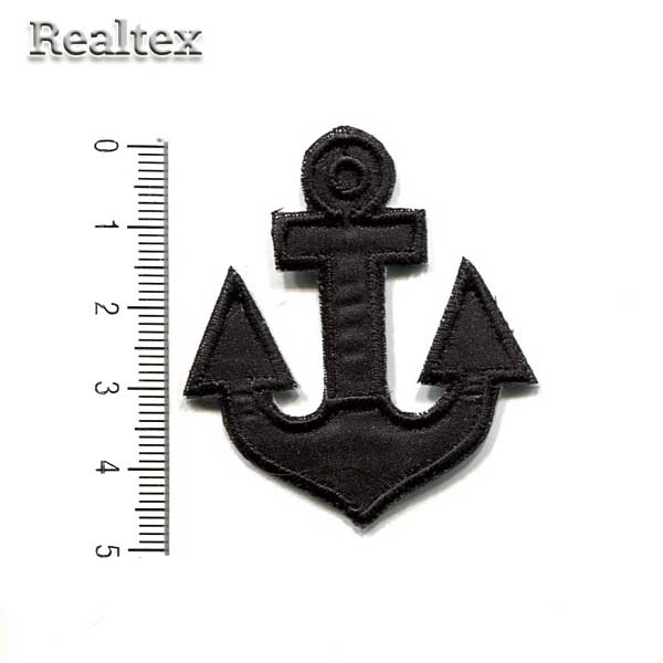 Термоаппликации 13888 "Якорь" цв.черный 