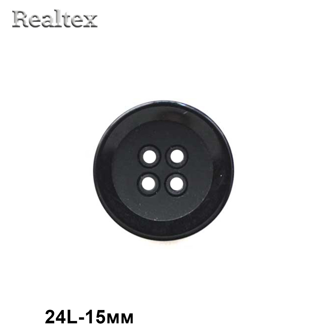 Пуговицы CN A063 24L (144шт) цв.Blk-200