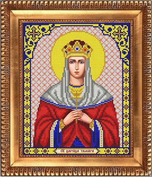 Рисунок на ткани бисером "Благовест" И-4160 "Св.Тамара" 