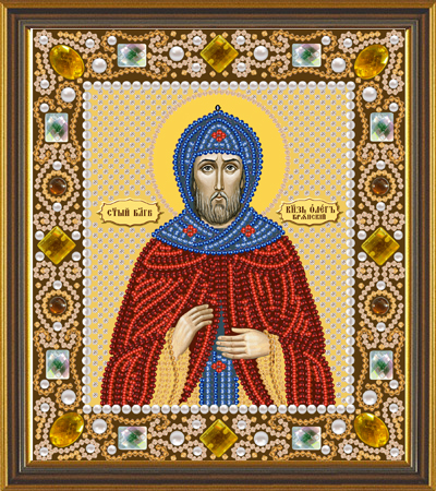 Набор для вышивания бисером НС Д 6125 "Св.Блг.Князь Олег"