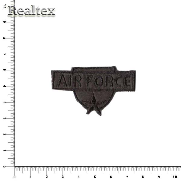 Термоаппликации 51060 "Air Force" цв.черный/черный