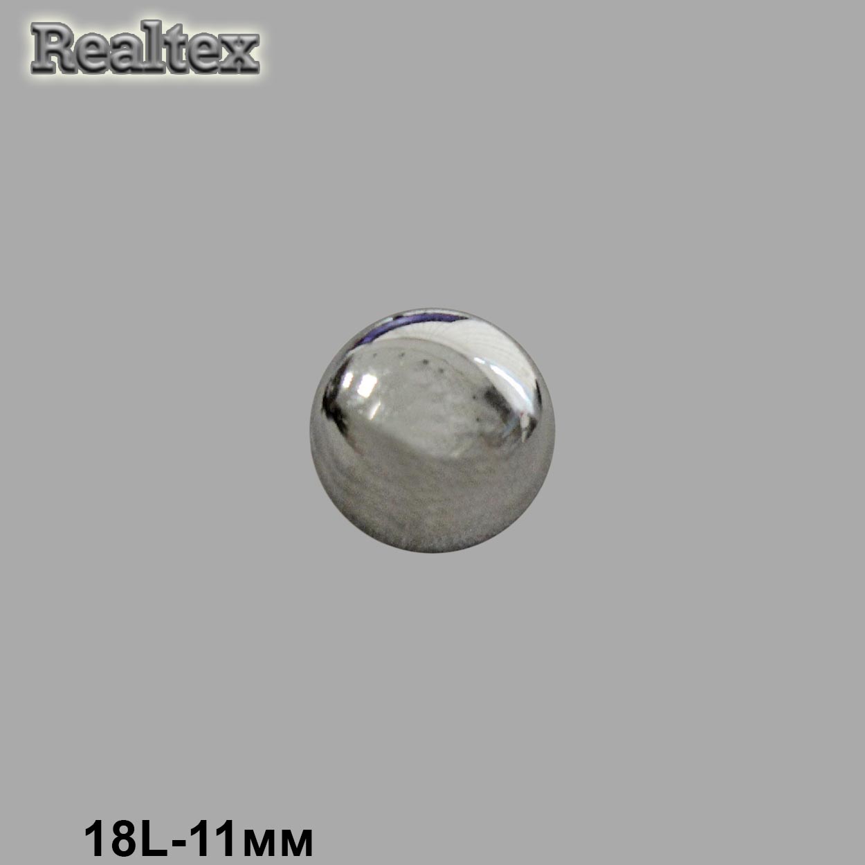 Пуговицы RB z-88 18L (36шт) цв.Nickel