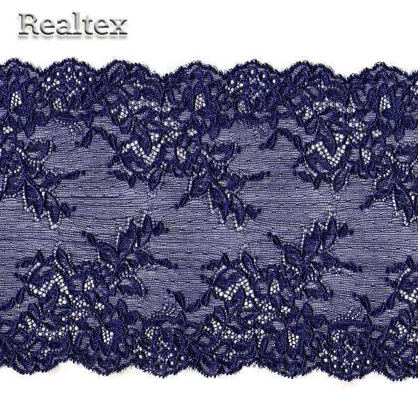 Кружево стрейч 170мм G133 0373401цв.синий