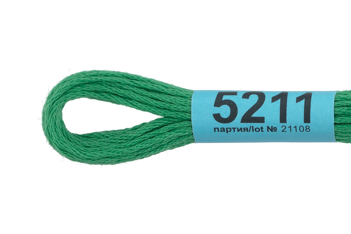 Мулине "Гамма" цв.5211 зеленый