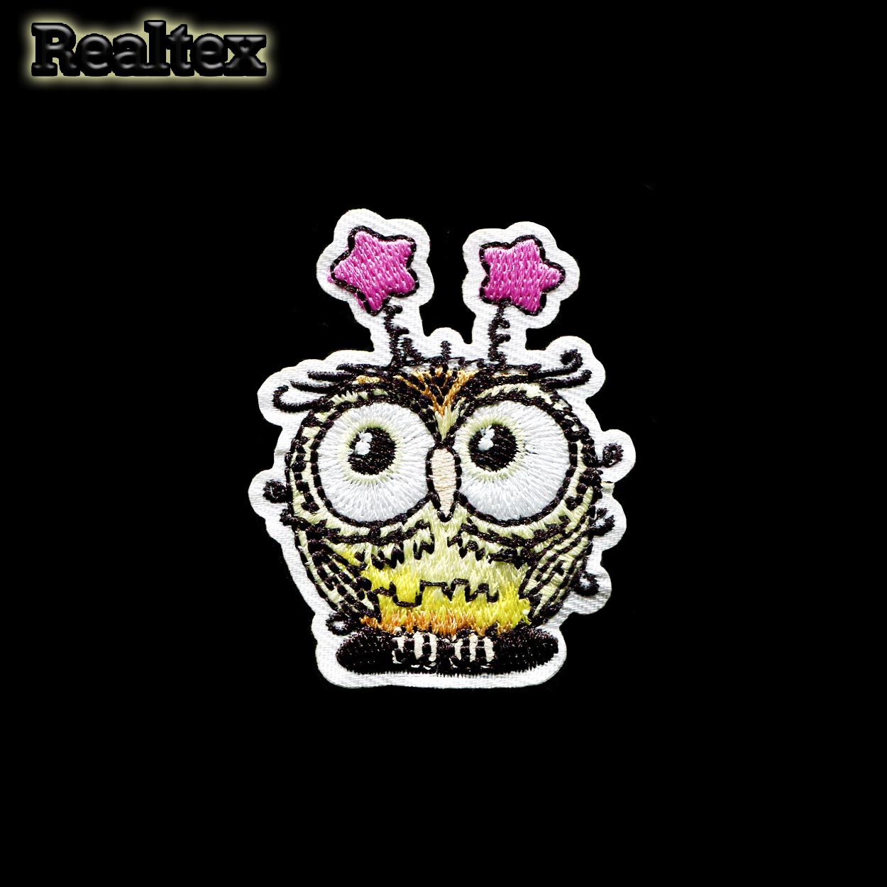  Термоаппликации детские Реалтекс №12 "Сова" цв.желтый