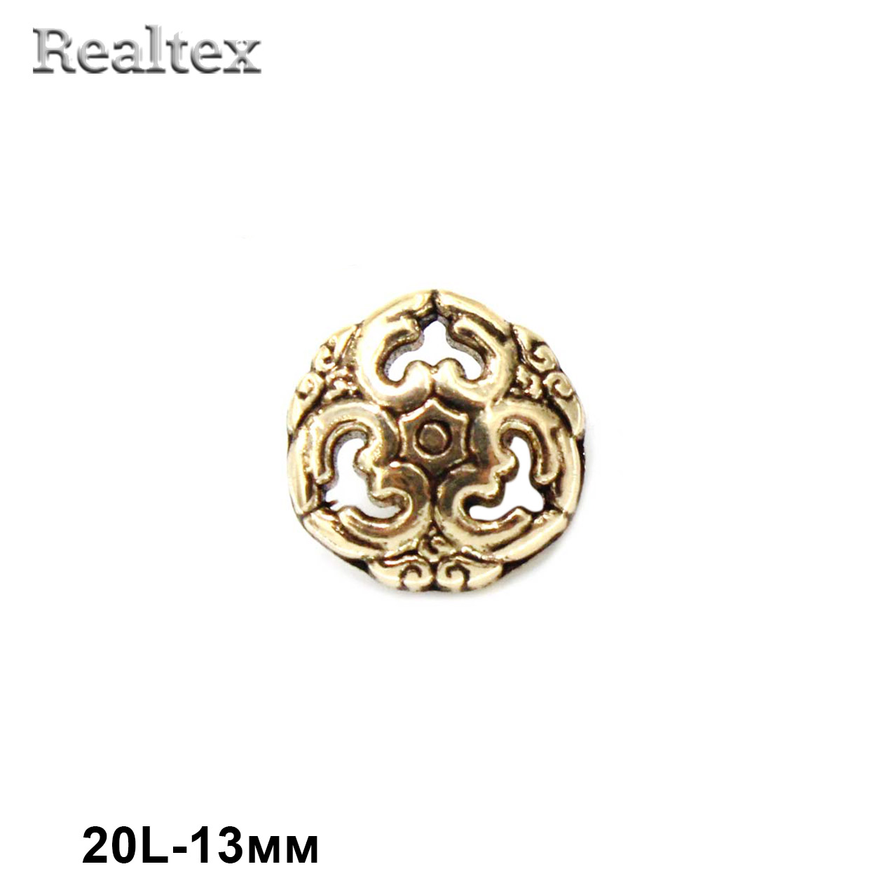 Пуговицы LA 1362 20L (72шт) цв.AG 