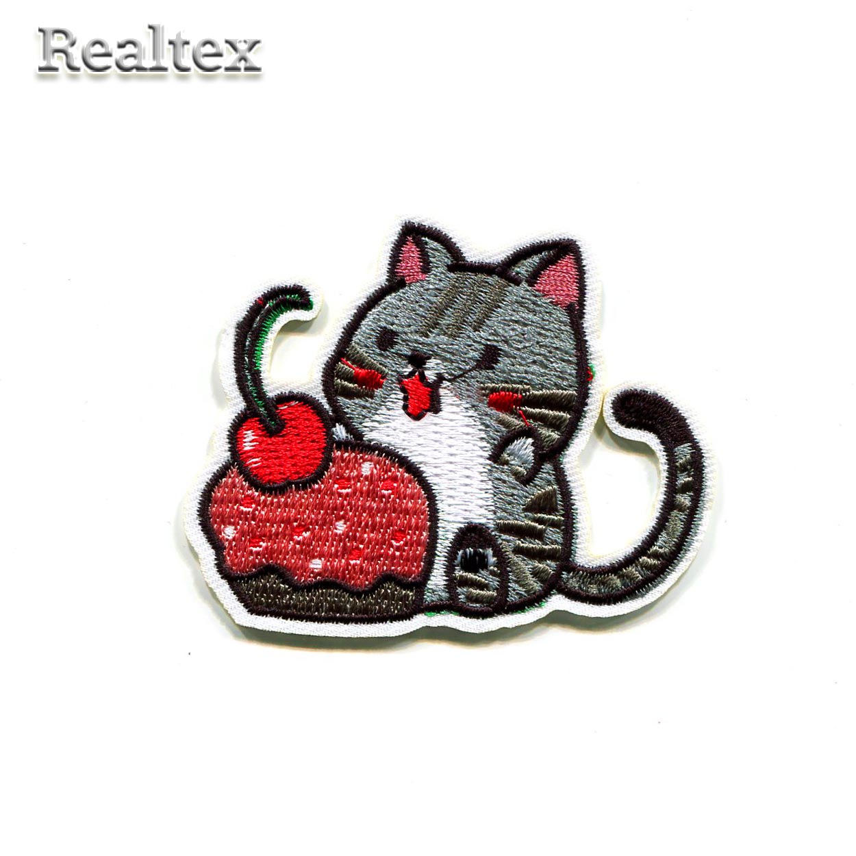 Термоаппликации детские Realtex R-3394 "Кот с кексом"
