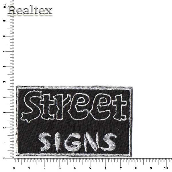 Термоаппликации 14698Р "Street" цв.черный/белый 