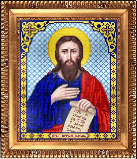 Рисунок на ткани бисером "Благовест" И-4169 "Наум"