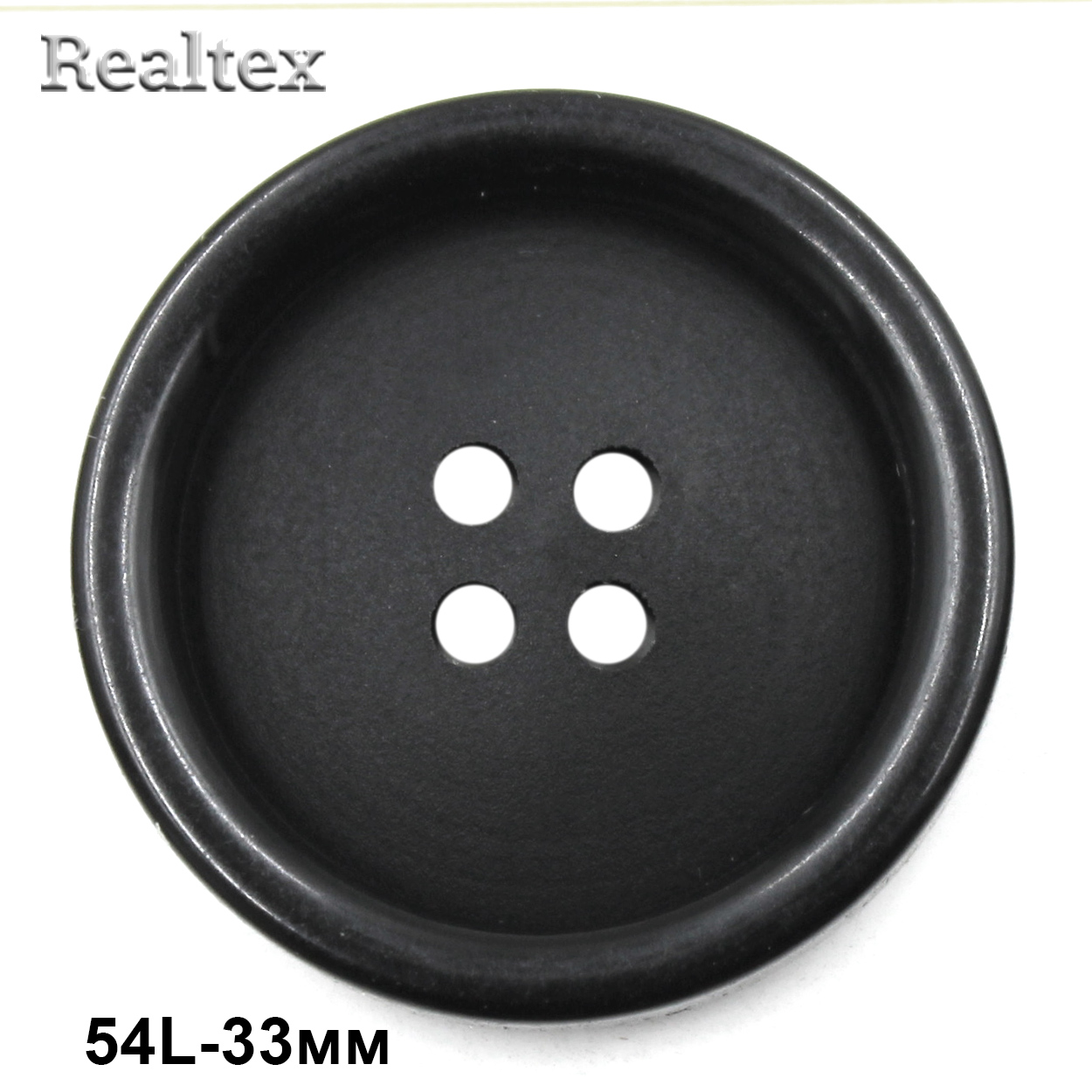 Пуговицы CN A096 54L (36шт) цв.Black