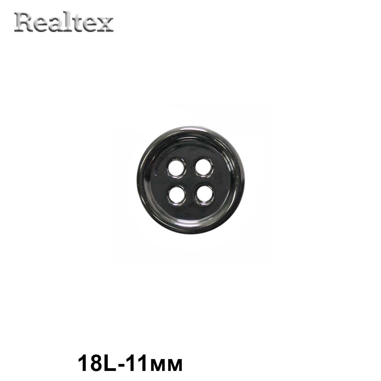 Пуговицы LA 1334 18L (144шт) цв.Pewter