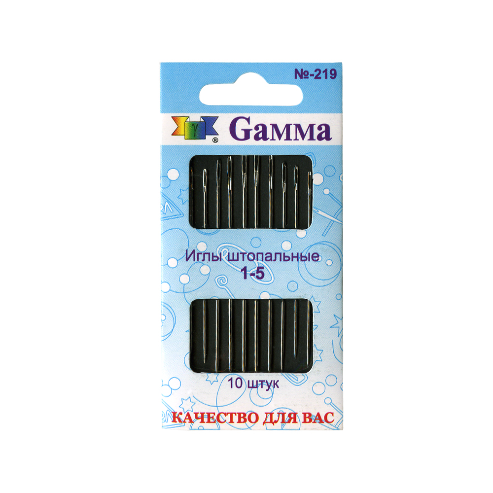 Иглы N-219 для шитья №1-5 "Гамма"
