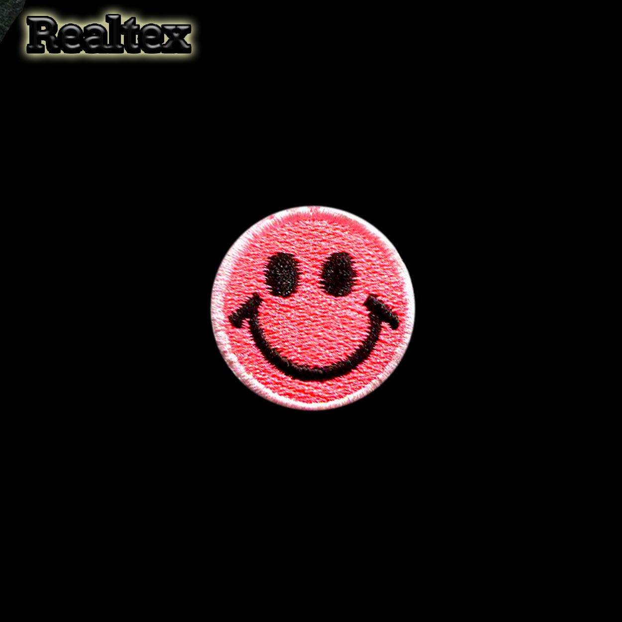 Термоаппликации детские Realtex RT-175 "Смайлик" цв.розовый