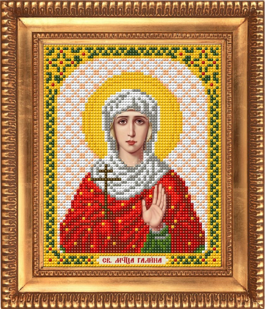Рисунок на ткани бисером "Благовест" И-5106 "Галина"