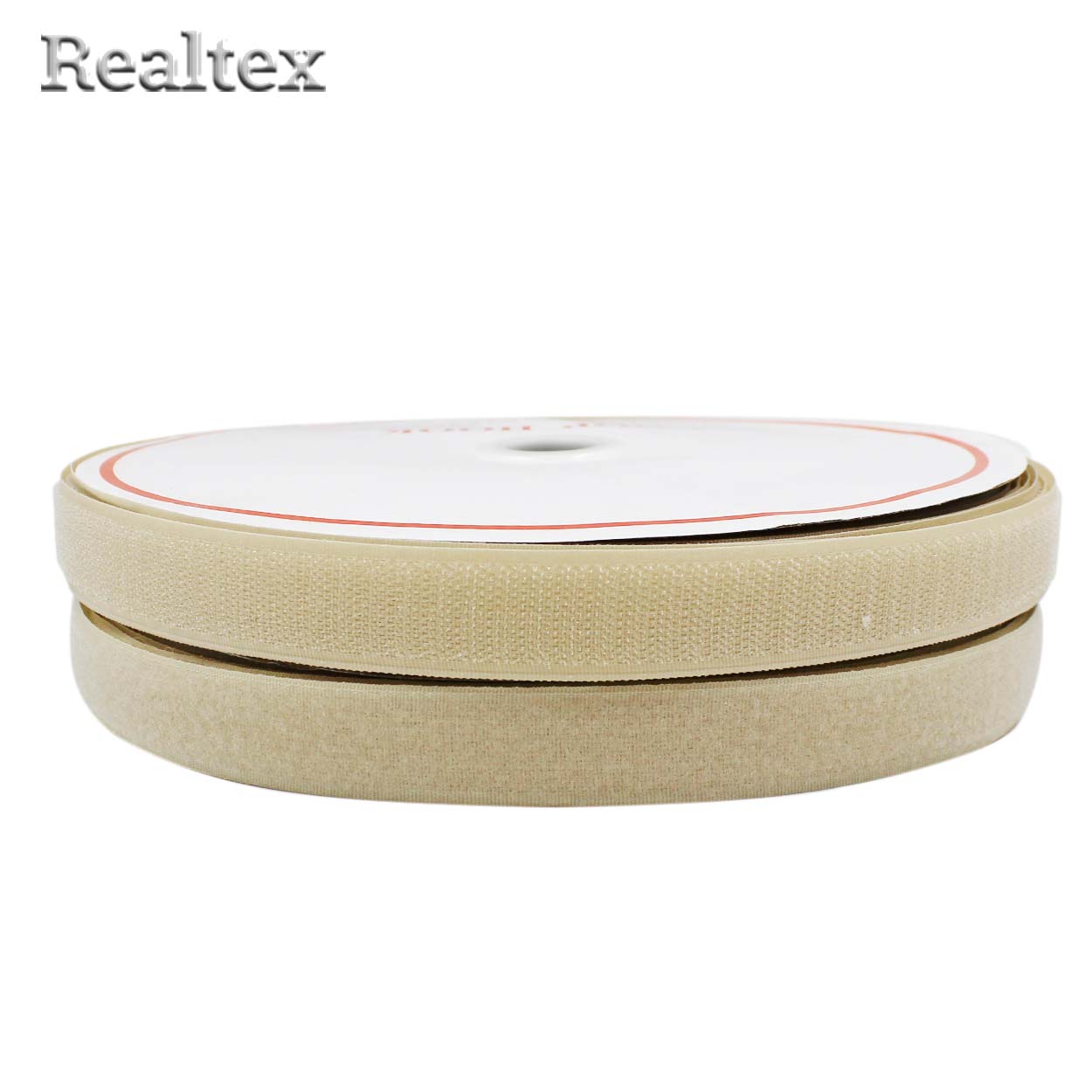 Липучка  Реалтекс 25мм цв.127 светло-бежевый