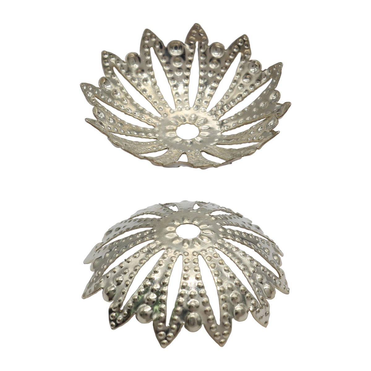 Розетка для бус 4AR207 22мм "Астра" цв.никель