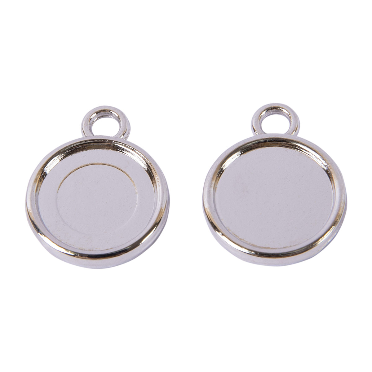 Основа FMK-B07 "Zlatka" для кулона цв.01 серебро