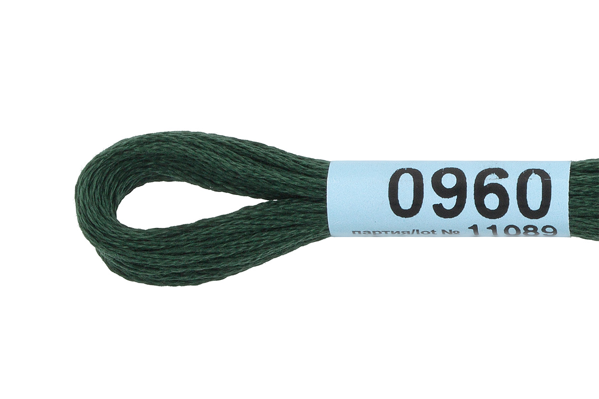 Мулине "Гамма" цв.0960 т.зеленый
