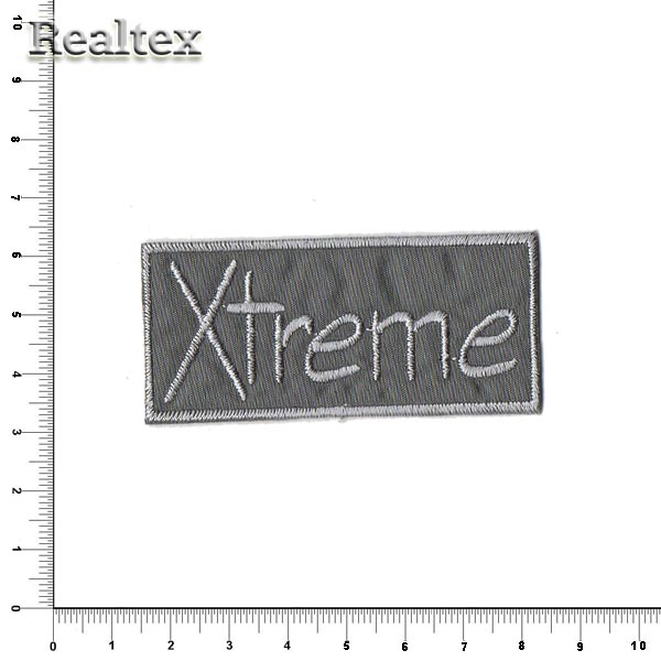 Термоаппликации 15866Р "Xtreme" цв.серый