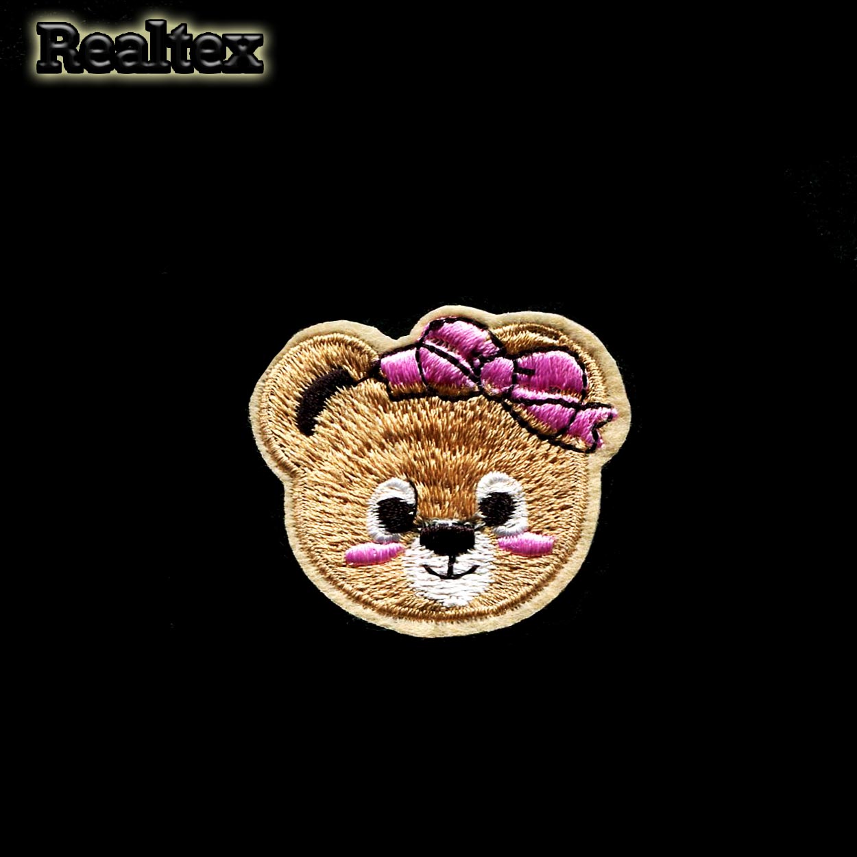  Термоаппликации детские Realtex R-3166 "Голова мишки" 