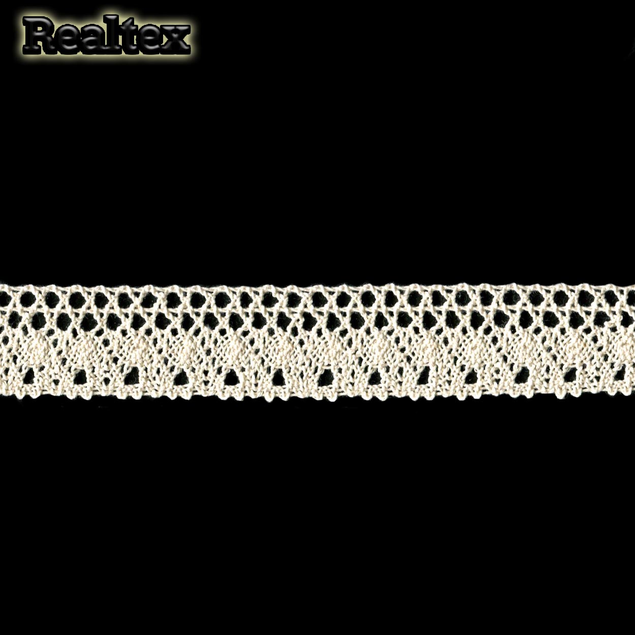 Кружево вязаное  27мм 27.01.155 цв.03 суровый