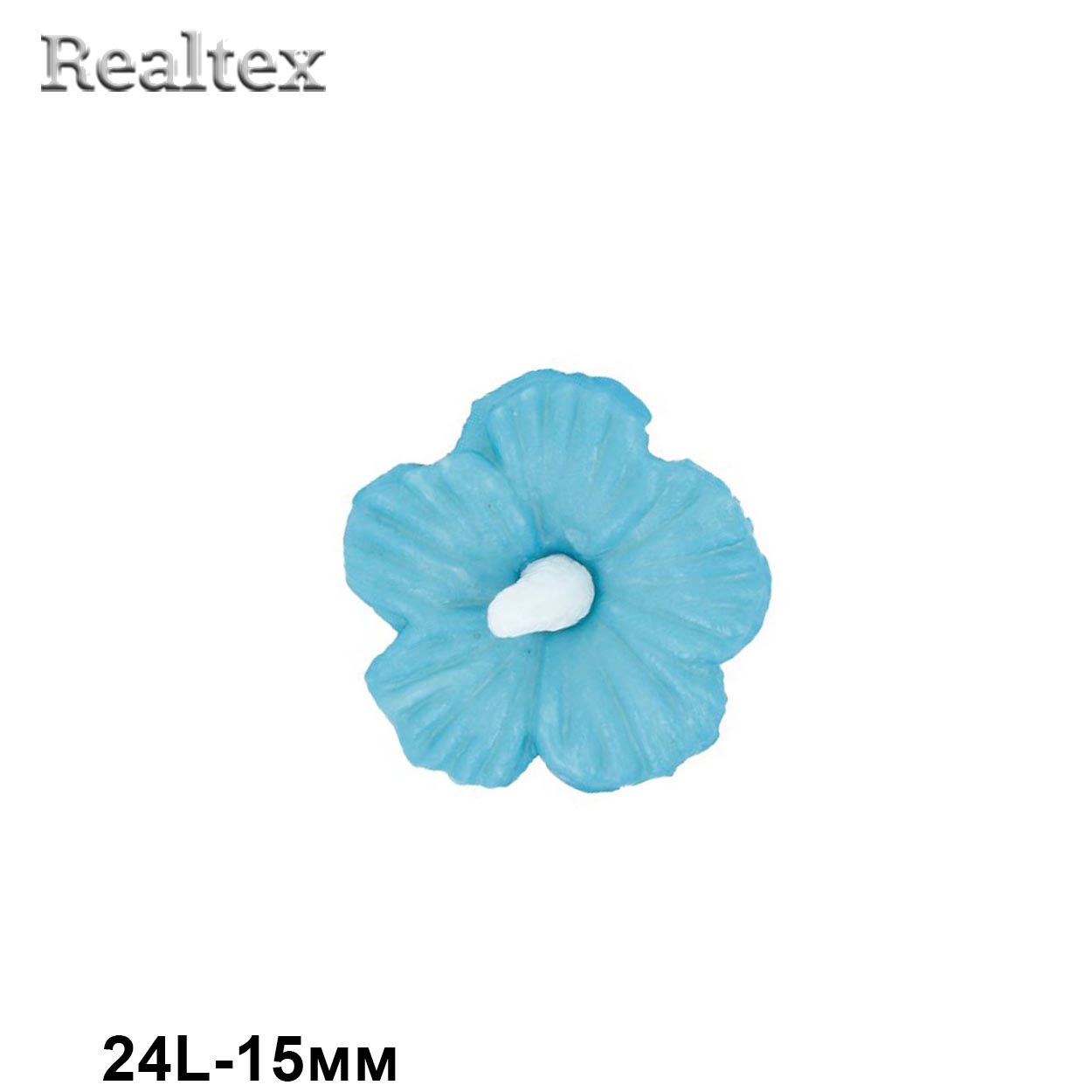 Пуговицы AY9909 24L "Гамма" (36шт) цв.046/501 голубой/белый