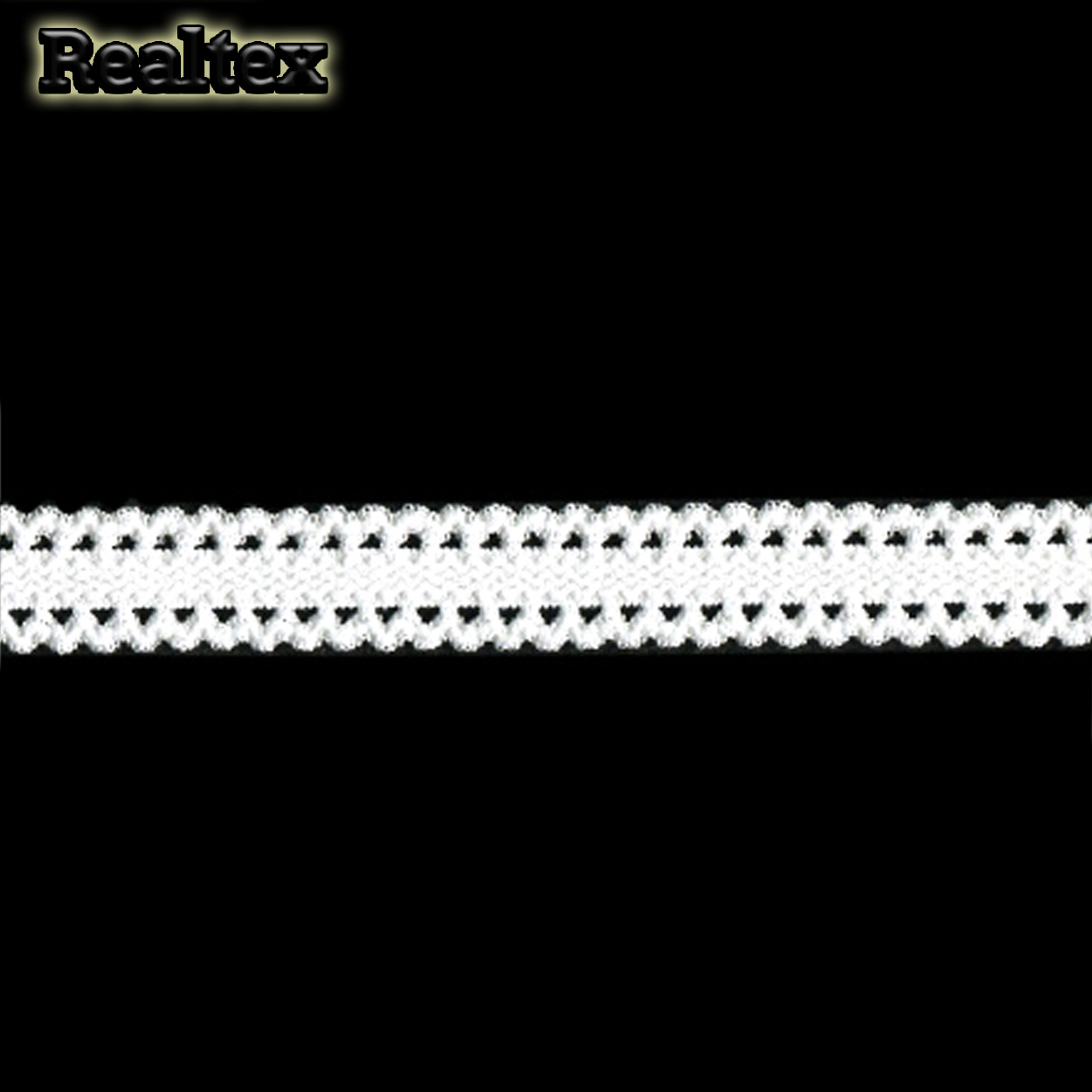 Резинка бельевая Realtex 2244 13мм (50м) цв.белый