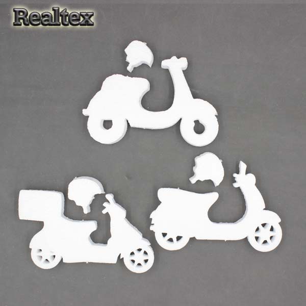 Заготовка для декорирования Скутер 18см мод.13450 (пенопласт пористый) 