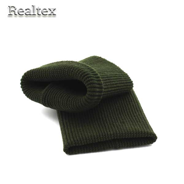 Манжет трикотажный АМ 8,5*7,5см 87%полиэфир+13%лайкра цв.темно-оливковый