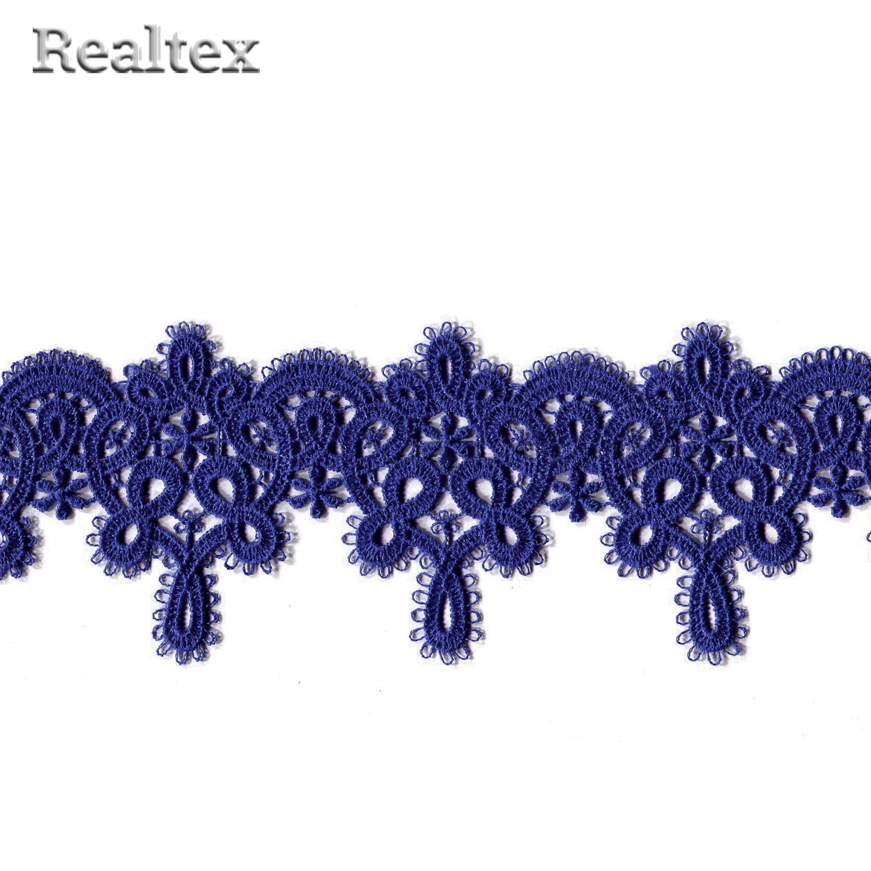 Кружево гипюр  65мм TBY 16GB2006 цв.330 тёмно-синий