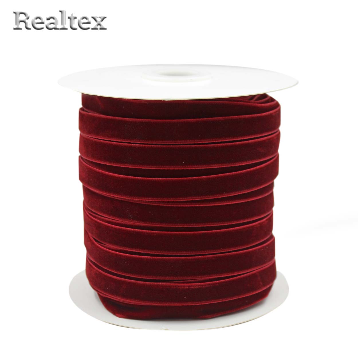 Лента бархатная УТ 10мм цв.8541 бордовый