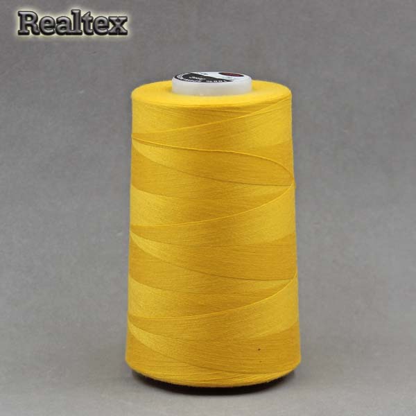 Нитки МАХ 40/2 (5000ярд) цв.138 жёлтый